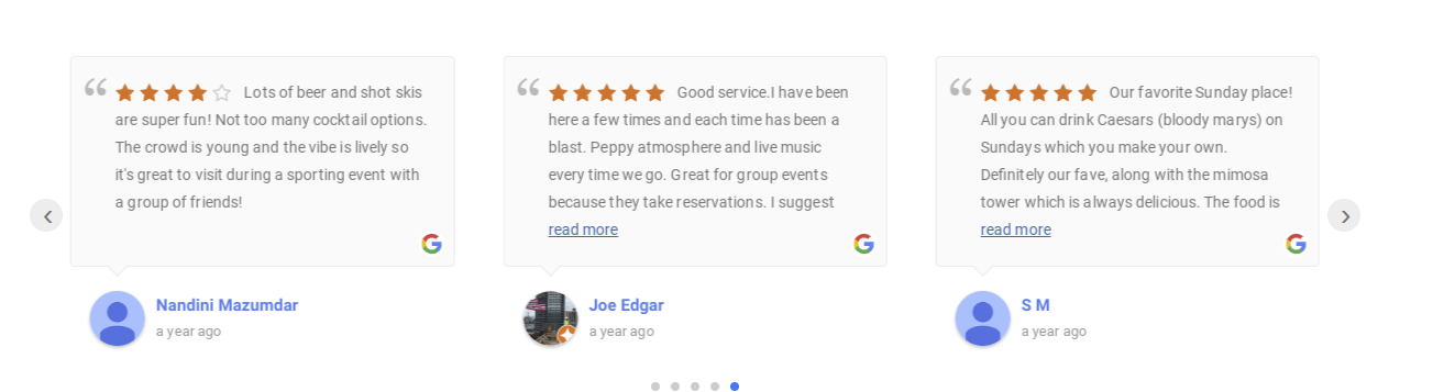 Display your Google reviews on your website